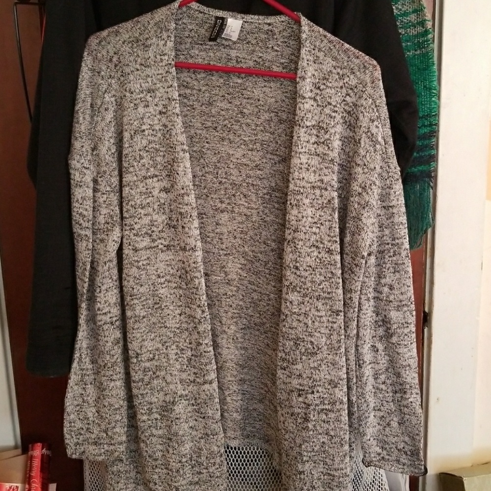 Grey cardigan